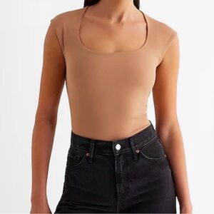 Express Tan Women's Bodysuit